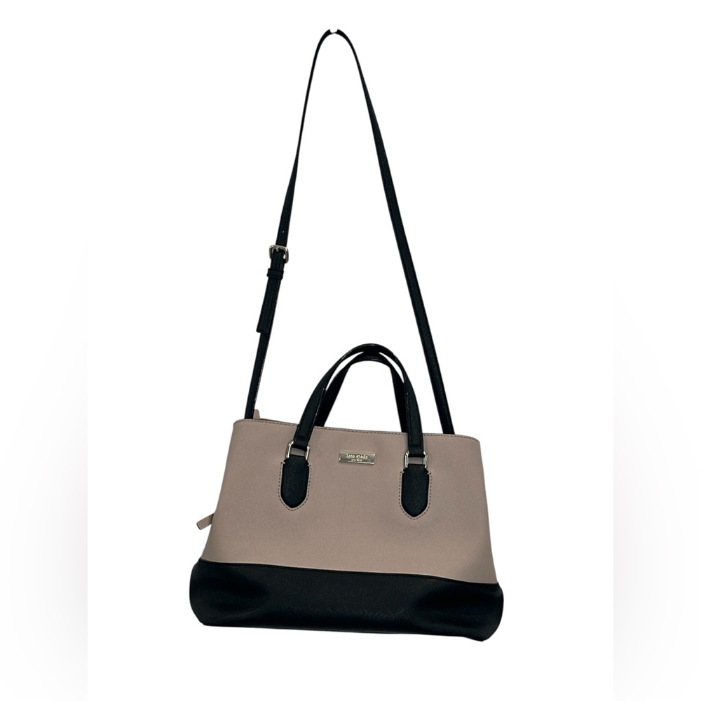 Kate Spade Black & Tan Crossbody Bag- removeable shoulder strap- Great Condition